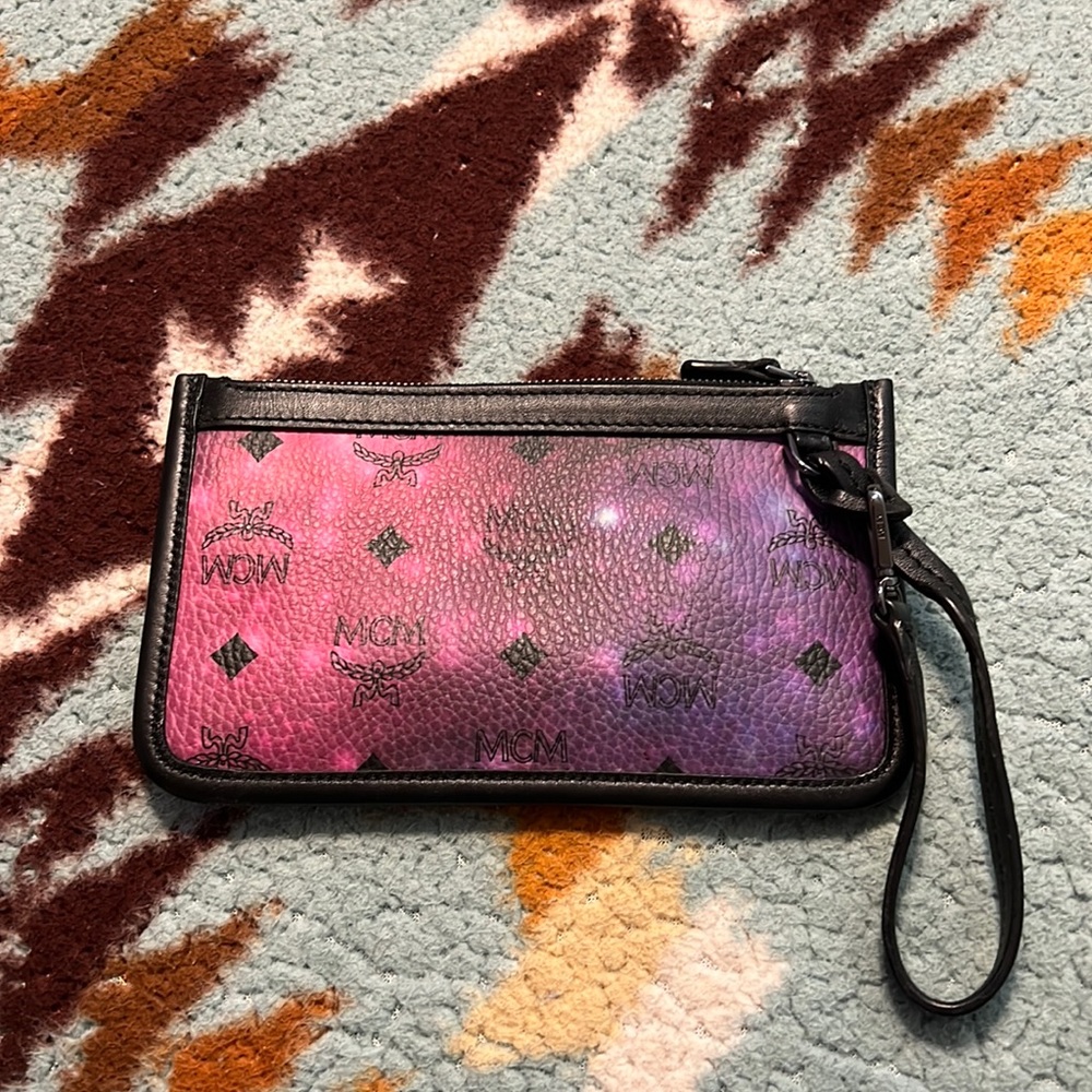 MCM Authentic Galaxy Wristlet RARE